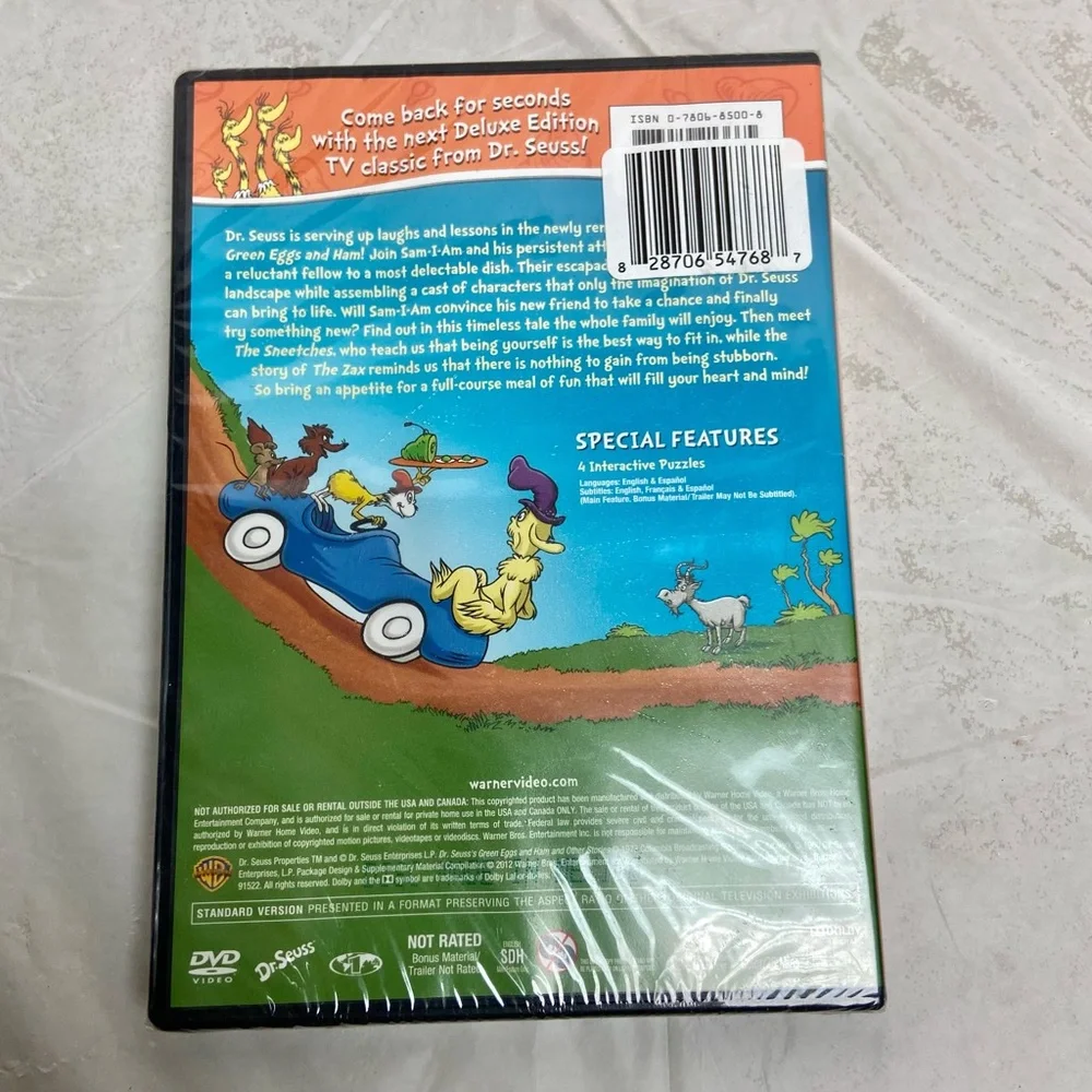 Dr. Seuss's Green Eggs & Ham and Other Stories -De Luxe Edition {DVD-Video} - Picture 6 of 8